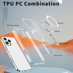 Прозрачный чехол Mesh Pro Magnetic Case для iPhone 16 Pro