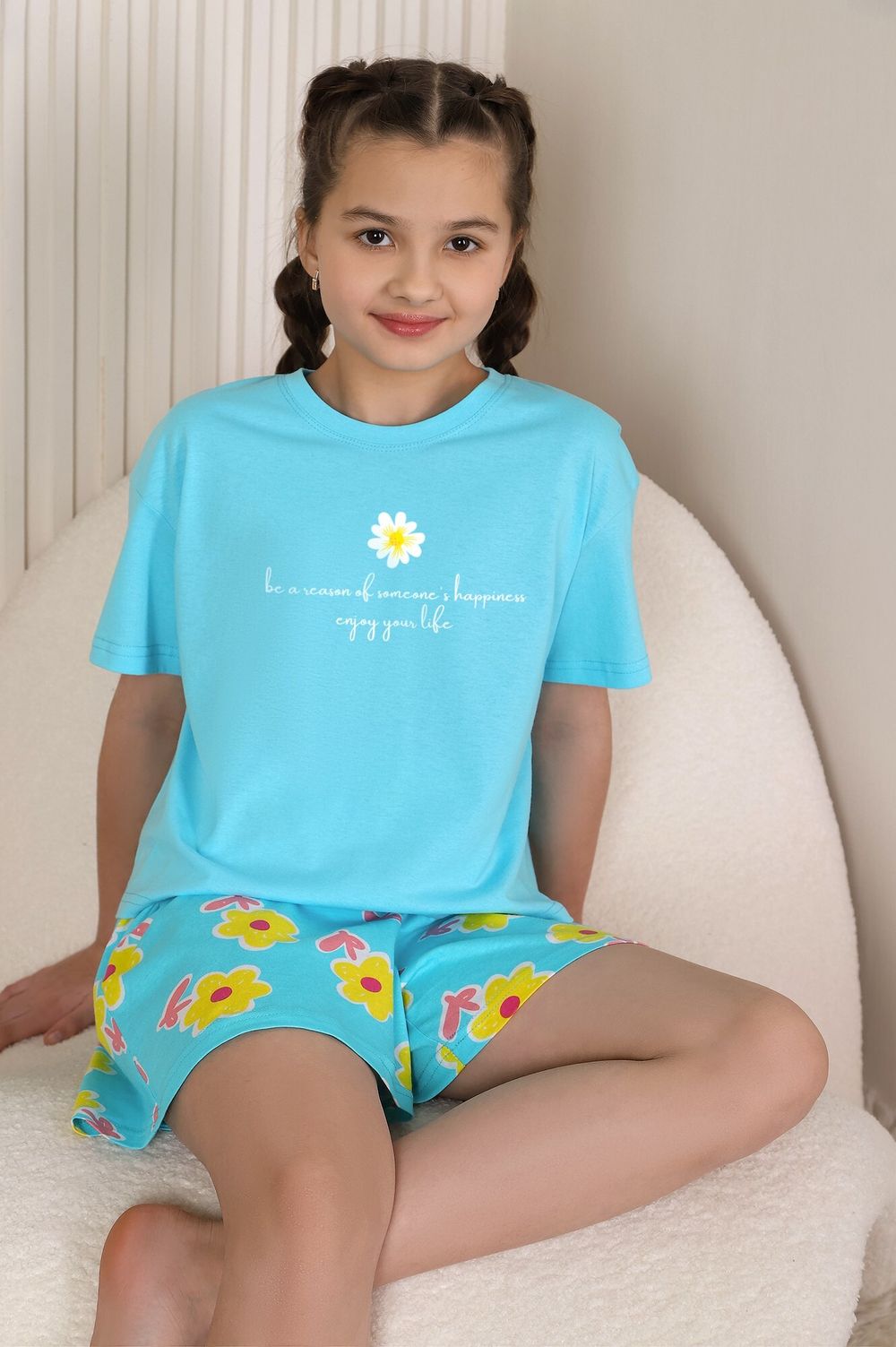 Костюм для девочки Незабудка-2 Виотекс ГОЛУБОЙ