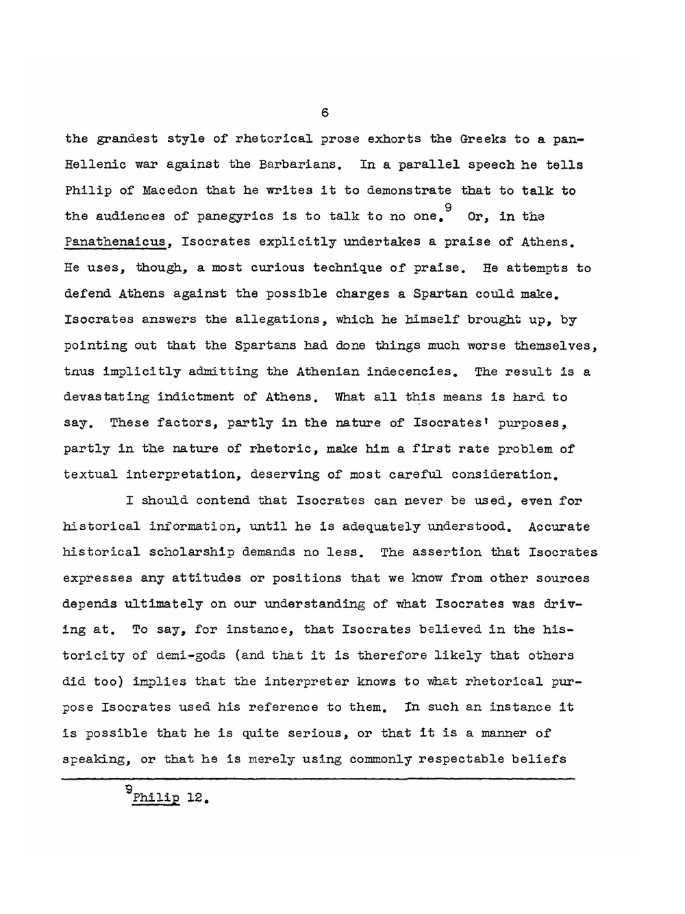 The Political Philosophy of Isocrates | Allan Bloom