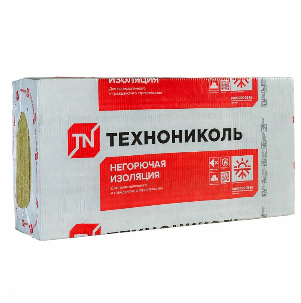 Базальтовая вата Технониколь Технофас Эффект 1200x600x100 мм 3 плиты