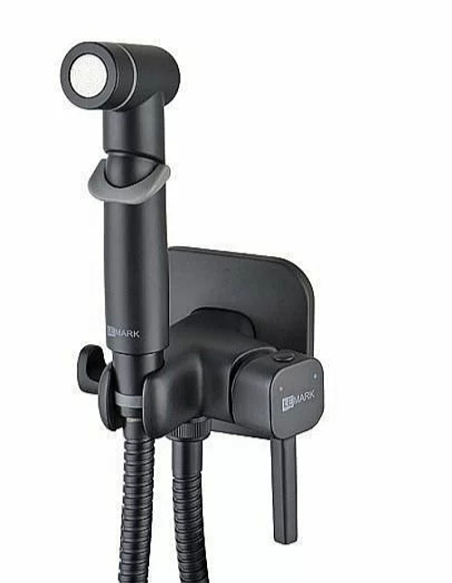 Смеситель с гигиеническим душем Lemark Solo LM7165BL встраиваемый черный