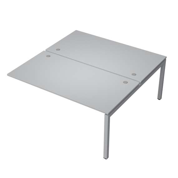 6МБК.5284 Бенч-система на 2 рабочих места, конечный модуль (1600*1635*750)