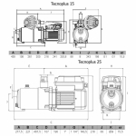Насосная станция TecnoPlus 15 4M
