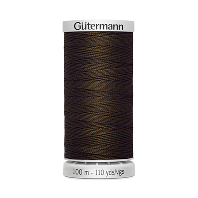 Нитки суперкрепкие Gutermann Extra Strong M782 №40 (100 метров), 5 кат. | 406 шоколад