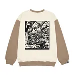 Толстовка Hook Лидер колорблок бежевый