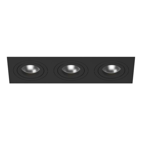 Комплект из светильника и рамки Lightstar Intero 16 (217537+217607+217607+217607) i537070707