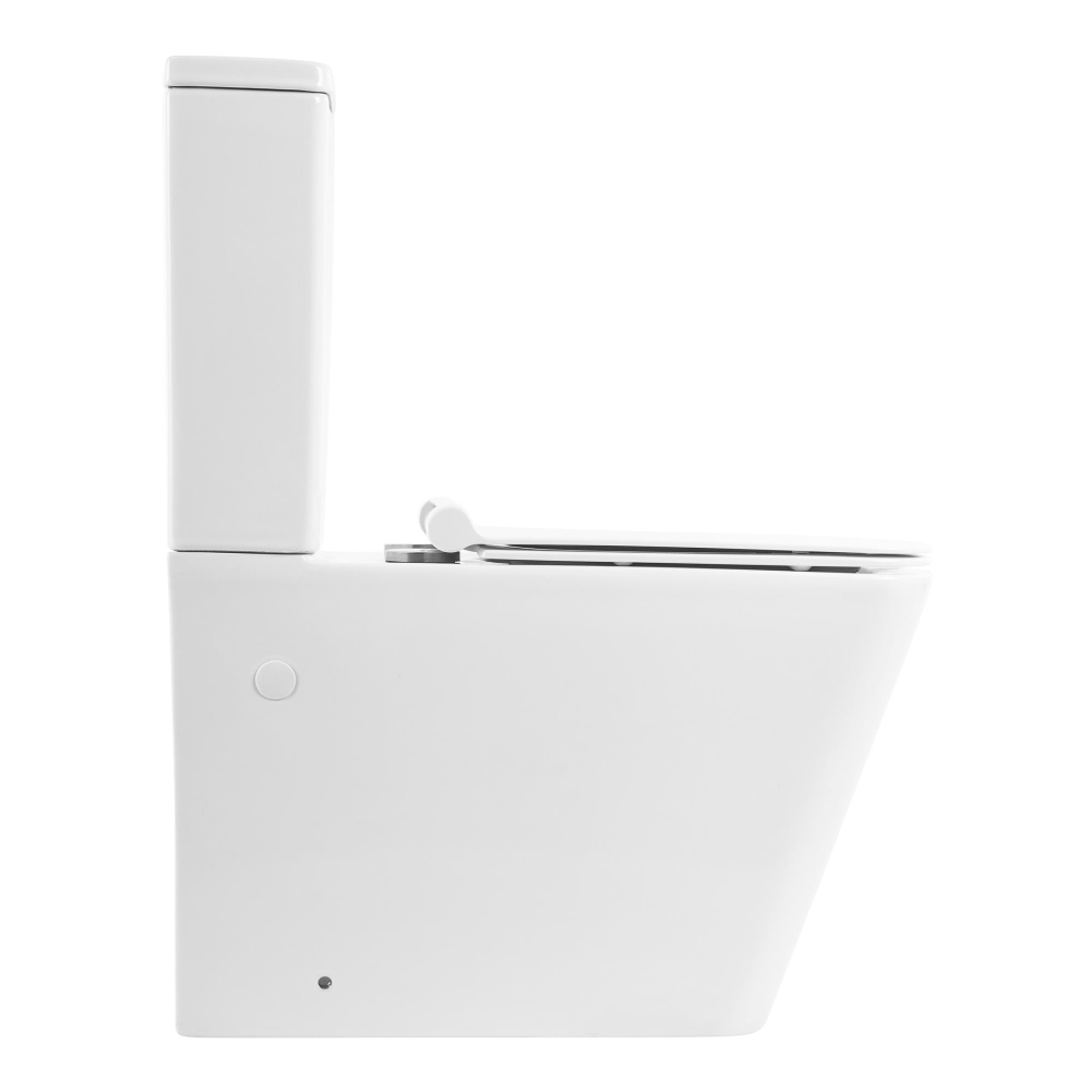 Унитаз-компакт безободковый с сиденьем BelBagno ARDENTE-R BB02093CPR/SC + BB02093T