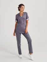 Костюм медицинский Бл-348а+Б-101 Клеон лайт