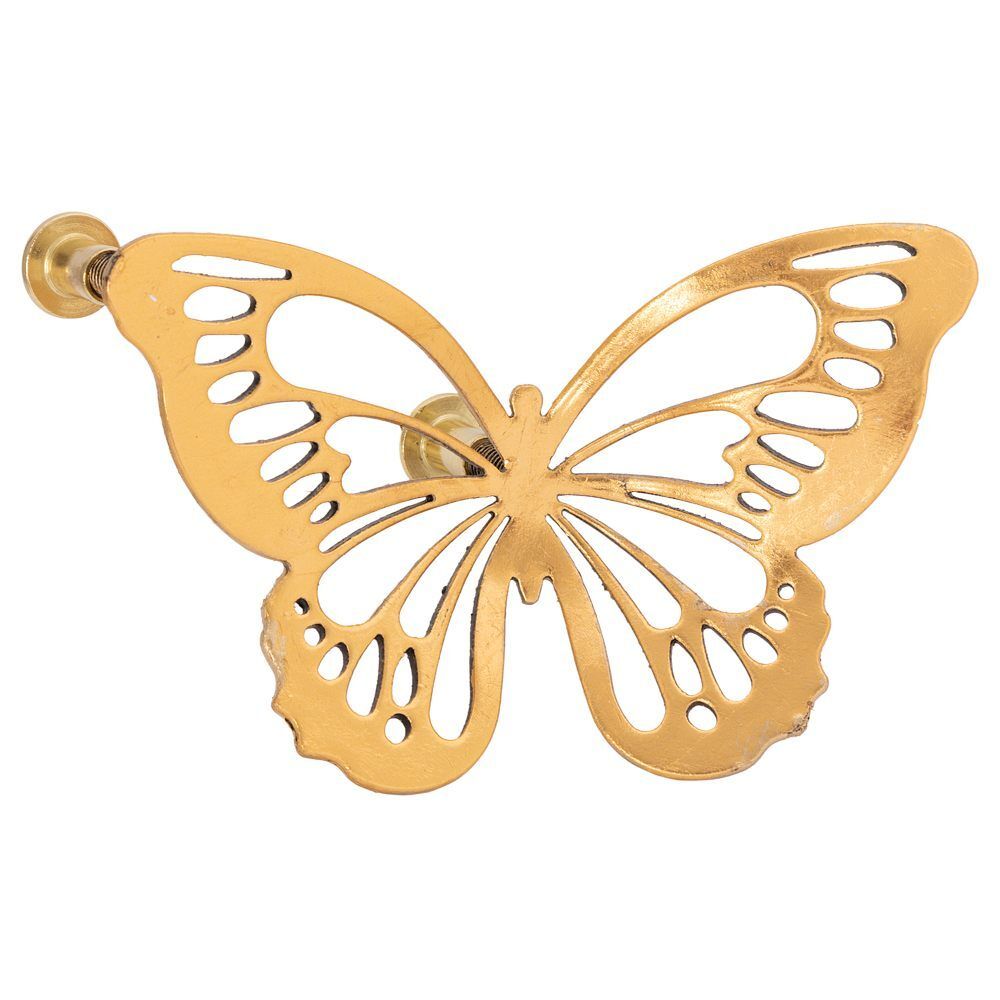 Ручка мебельная Бабочки 130 Амбер