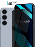 Стекло антишпион ROSCO для Samsung Galaxy S24+ (арт.SS-S24P-FSP-GLASS-SPY )