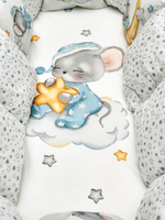 Детское постельное белье BUBO BABY "MILKY DREAMS" для новорожденных 17 предметов