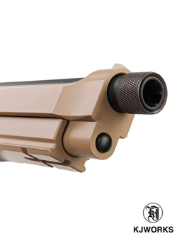Пистолет KJW Beretta M9A1 TBC CO₂ (M9A1-TBC.CO2 TAN). Tan