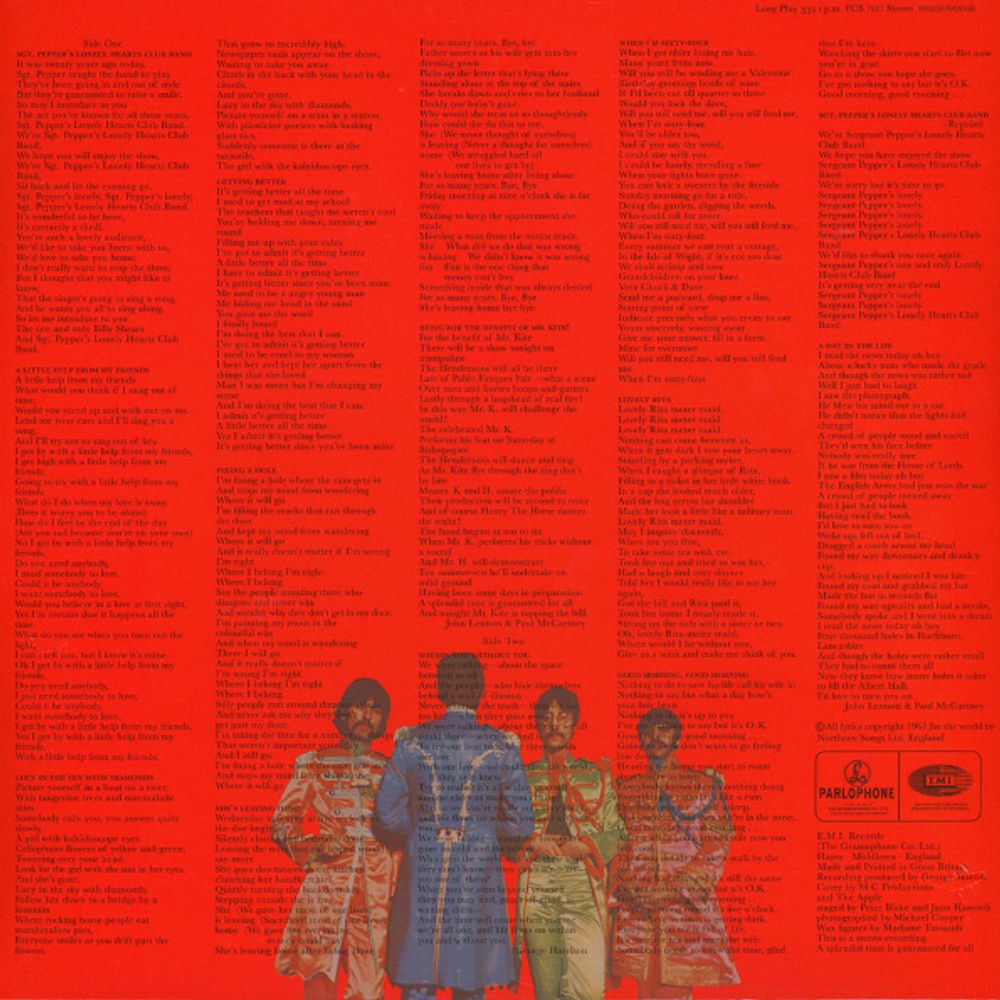 The Beatles. Sgt. Pepper's Lonely Hearts Club Band (LP)