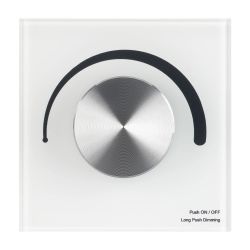 Панель SMART-P1-DIM-G-IN White (3V, Rotary, 2.4G) (Arlight, IP20 Пластик, 5 лет) 033752