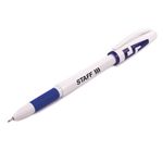 Ручки гелевые с грипом STAFF "Manager" GP-198, НАБОР 10 ЦВЕТОВ, корпус белый, узел 0,5 мм, линия письма 0,35 мм, 142808