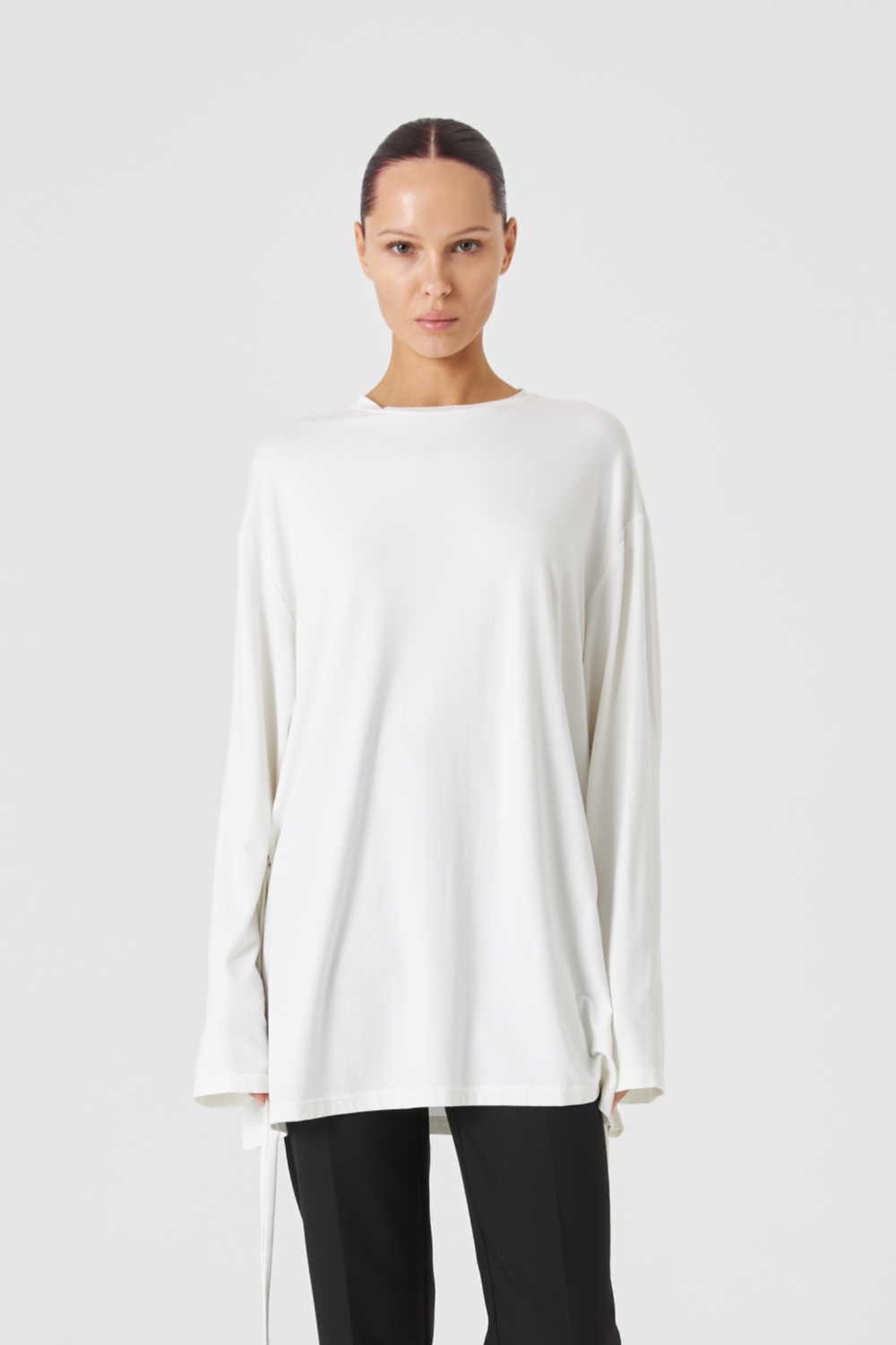 Лонгслив с завязками