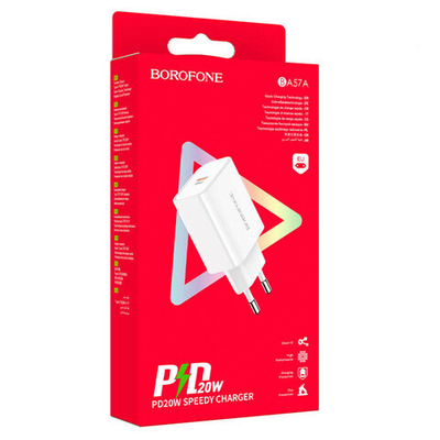 Сетевое зарядное устройство Borofone BA57 Type-C 20W