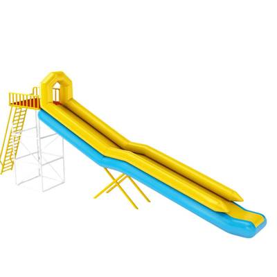 Водная горка «Радость» для вышки (опоры), 9×2×5 м