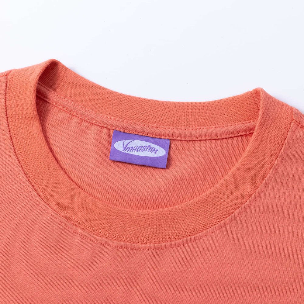 Футболка Ymkashix Ghost кораллово-оранжевая