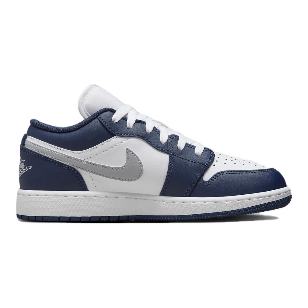 Jordan Air Jordan 1 Low top Basketball Shoes Gray Blue Unisex