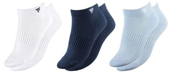 Теннисные носки Tecnifibre Low Cut 3P - white/marine/glacier