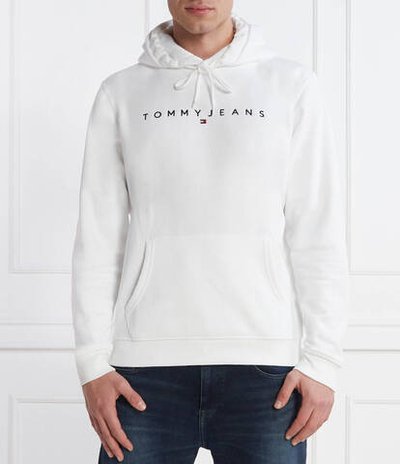 Худи LINEAR LOGO HOODIE EXT Tommy Jeans - белый(DM0DM17985)