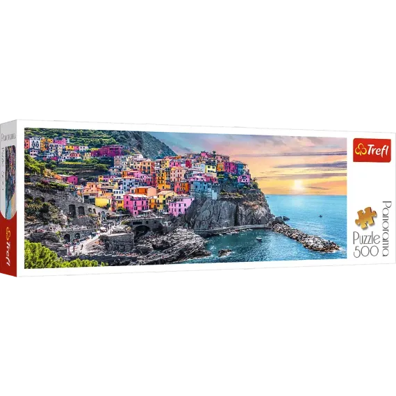 Puzzle Vernazza at sunset, Italy
