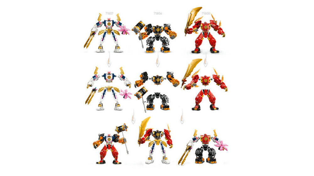 Конструктор LEGO Ninjago 71807 Элементальный технический робот Соры