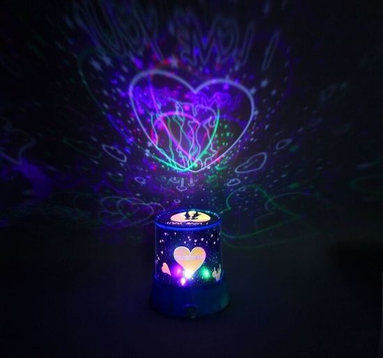 Ночник-проектор "Любовь" 4 LED, 12 см
