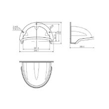 Козырек для купольных камер Hikvision DS-1250ZJ