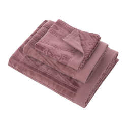 Полотенце велюровое 100х180 Roberto Cavalli Deco mauve Италия