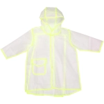 Дождевик-плащ детский «Neo» с капюшоном и завязками, на кнопках, цвет желтый, р. XL(61*55см.)