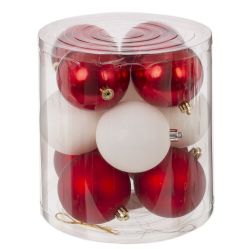 GAEM Набор из 12шт Украшение новогоднее "Шар", D 8 см, L19 W19 H21,5 см