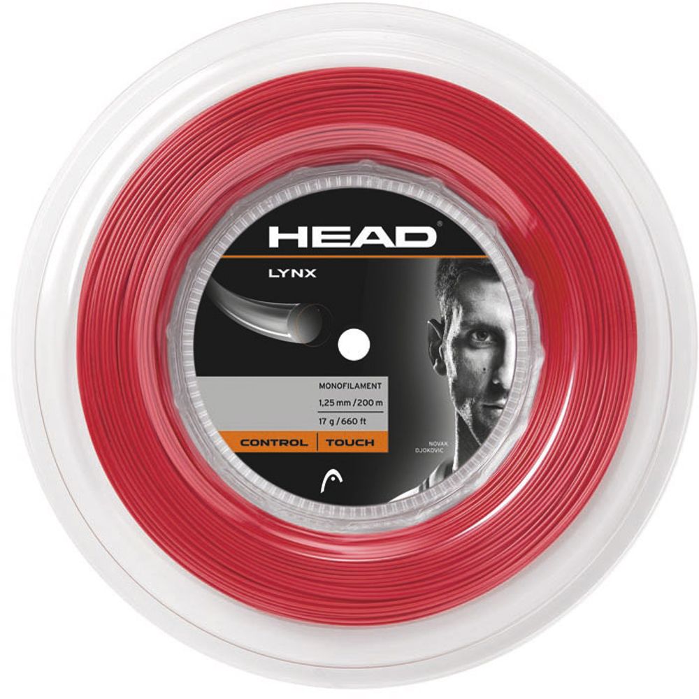 Теннисные струны Head LYNX (200 m) - красный