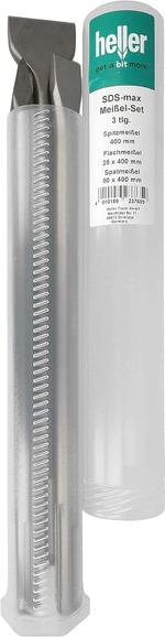 Набор долот SDS-max 400 мм, 3 шт, Heller 23765