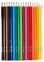 Rəngli karandaş \ Цветные карандаши  Zoo, пластиковые, 18 цветов