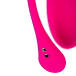 Розовое силиконовое виброяйцо 18см с управлением через приложение Lovense Lush 3 Smart Vibrating Egg Pink LE-10