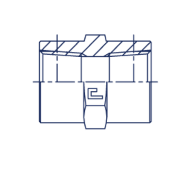 Соединение PS NPT 1/2 - NPT 3/4