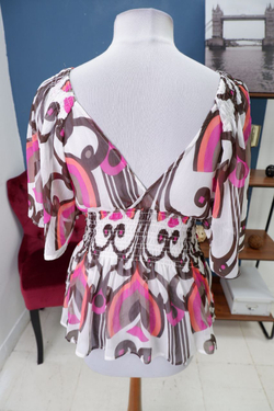 Блузка Emotion Lady яркая 44-46 размер