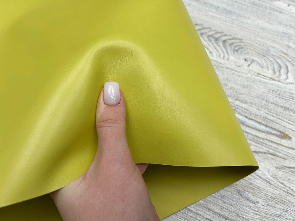 Picasso Lemontti (0,8-1,0 мм), цв. Желтый, натуральная кожа