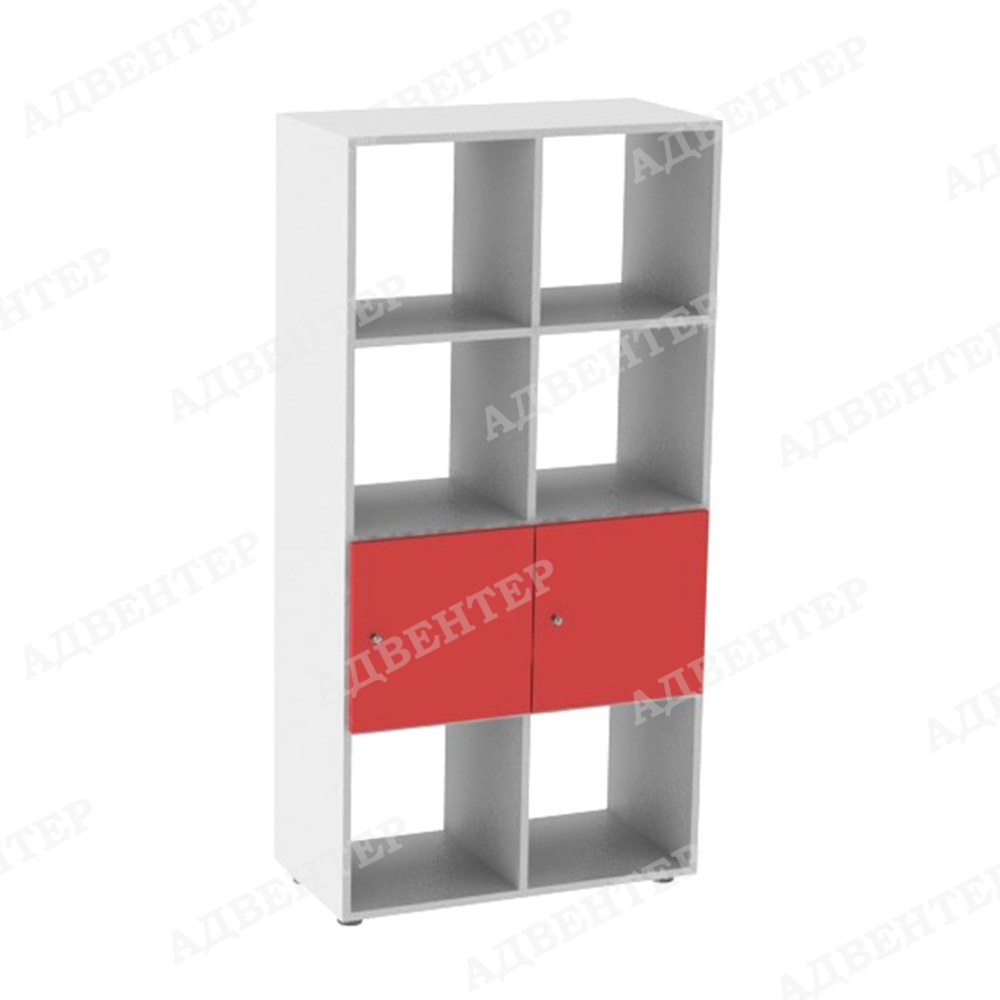 Стеллаж вертикальный 8 с дверцами