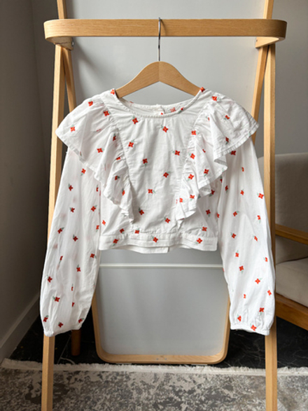 Хлопковая блузка Stella McCartney, 128