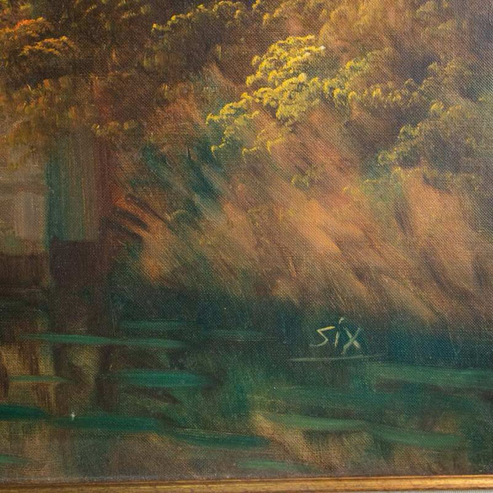 Винтажная картина «Городской Пейзаж»