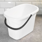 Ведро 8л "Good" прямоугольное, цвет белый