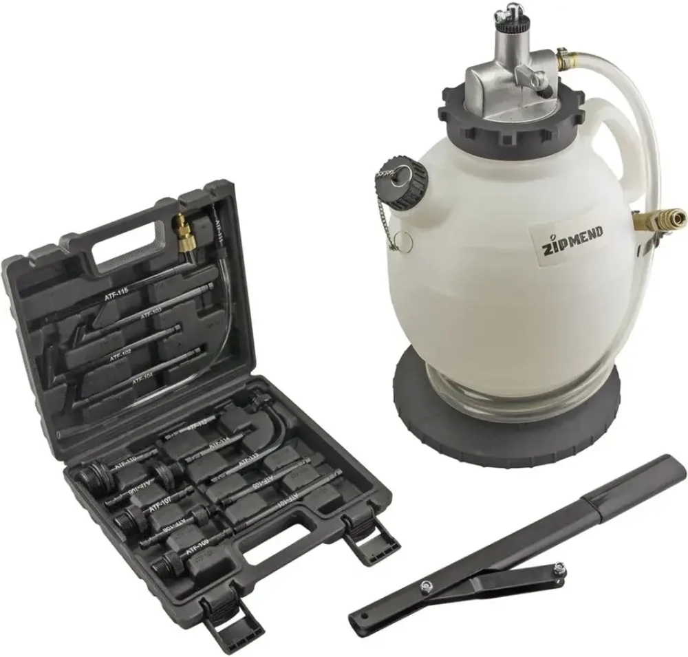 Ручное устройство для заправки масла в АКПП (в комплекте с адаптерами), 7л.