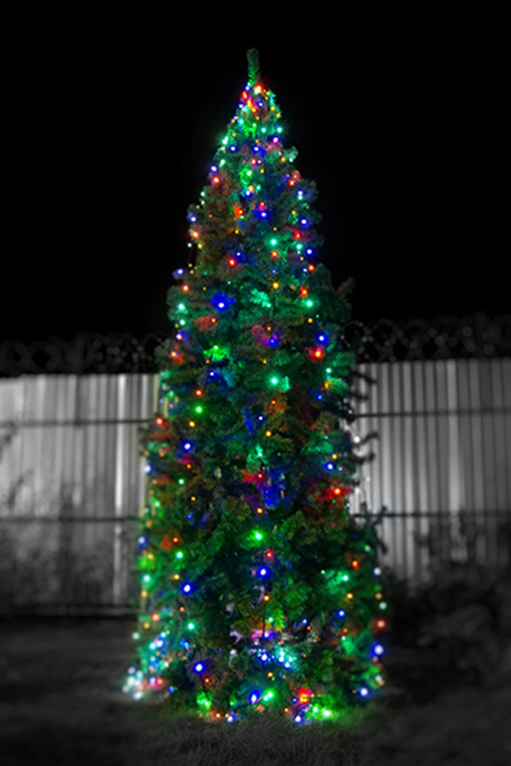 уличная гирлянда на елку _Динамика_