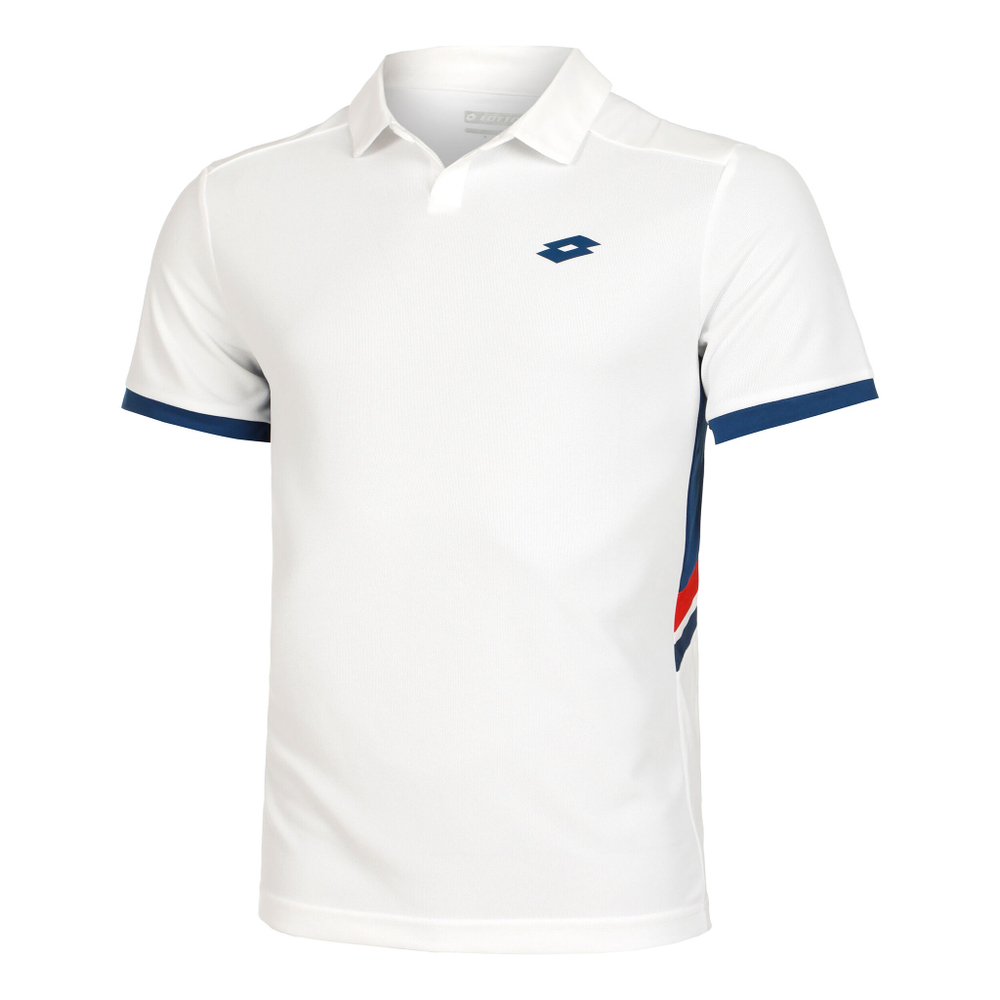 Мужское теннисное поло Lotto Squadra III Polo Men - White