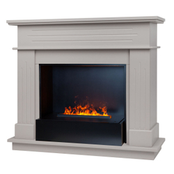 Электрокамин RealFlame Regent 26 BG айс кашемир с очагом 3D Cassette 630 Black Panel