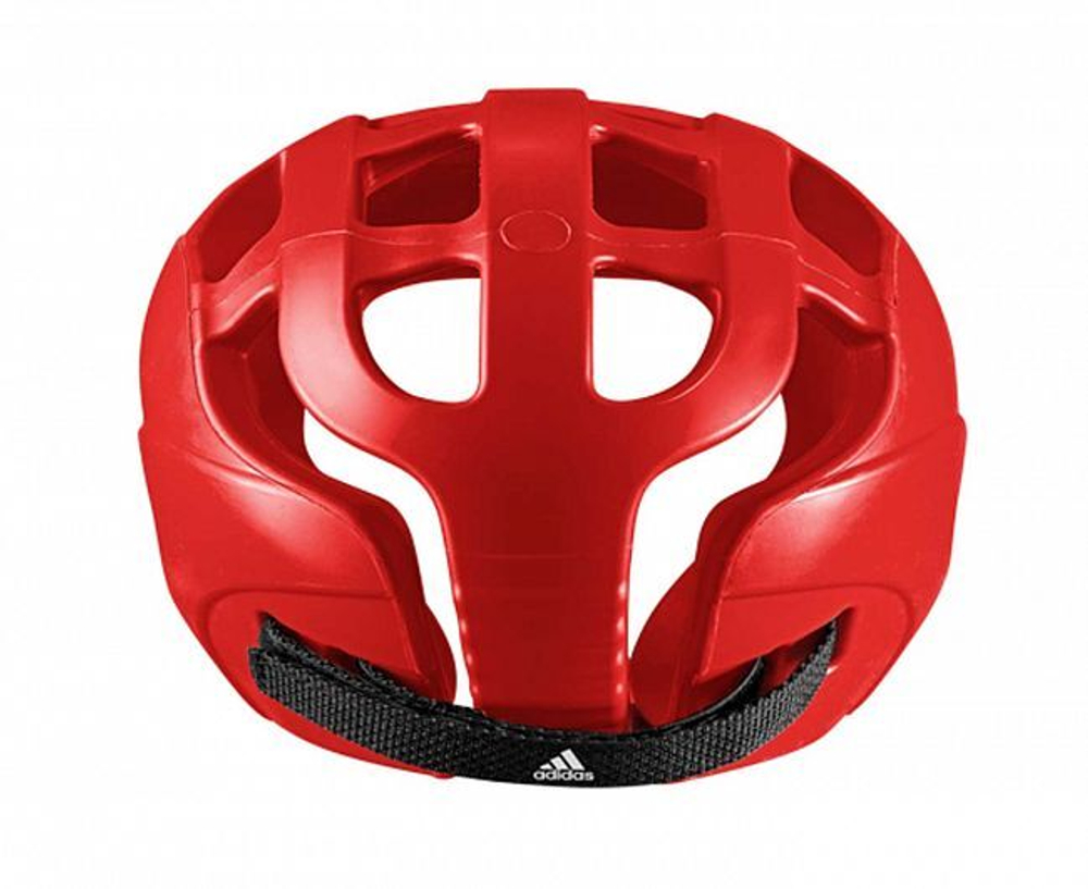 Шлем для единоборств Kick Boxing Headguard красный adiKBHG500