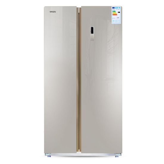 Холодильник Ginzzu NFK-580 Gold glass